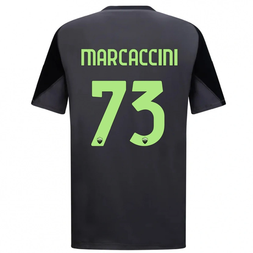 Danxen Kinder Alessio Marcaccini #73 Trikot Schwarz Hellgrün Torwarttrikot 2025/26 Österreich