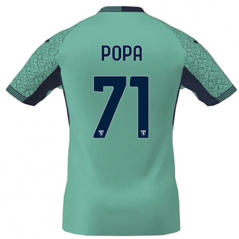 Danxen Kinder Mihai Popa #71 Trikot Lagunenblau Torwarttrikot 2025/26 Österreich