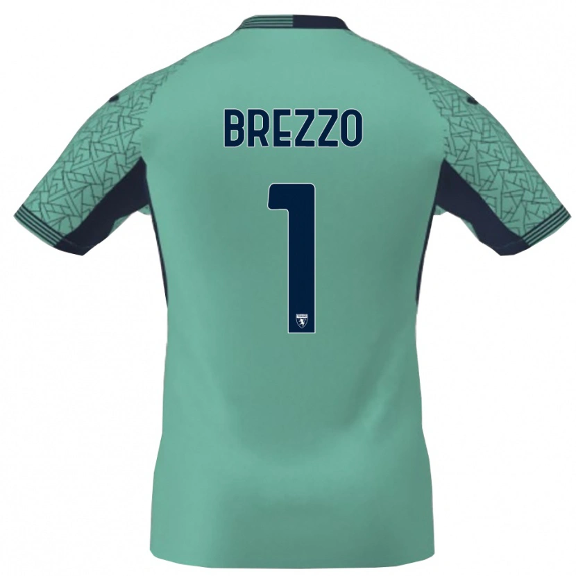 Danxen Kinder Matteo Brezzo #1 Trikot Lagunenblau Torwarttrikot 2025/26 Österreich