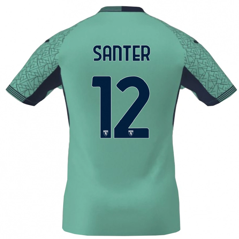 Danxen Kinder Leonardo Santer #12 Trikot Lagunenblau Torwarttrikot 2025/26 Österreich