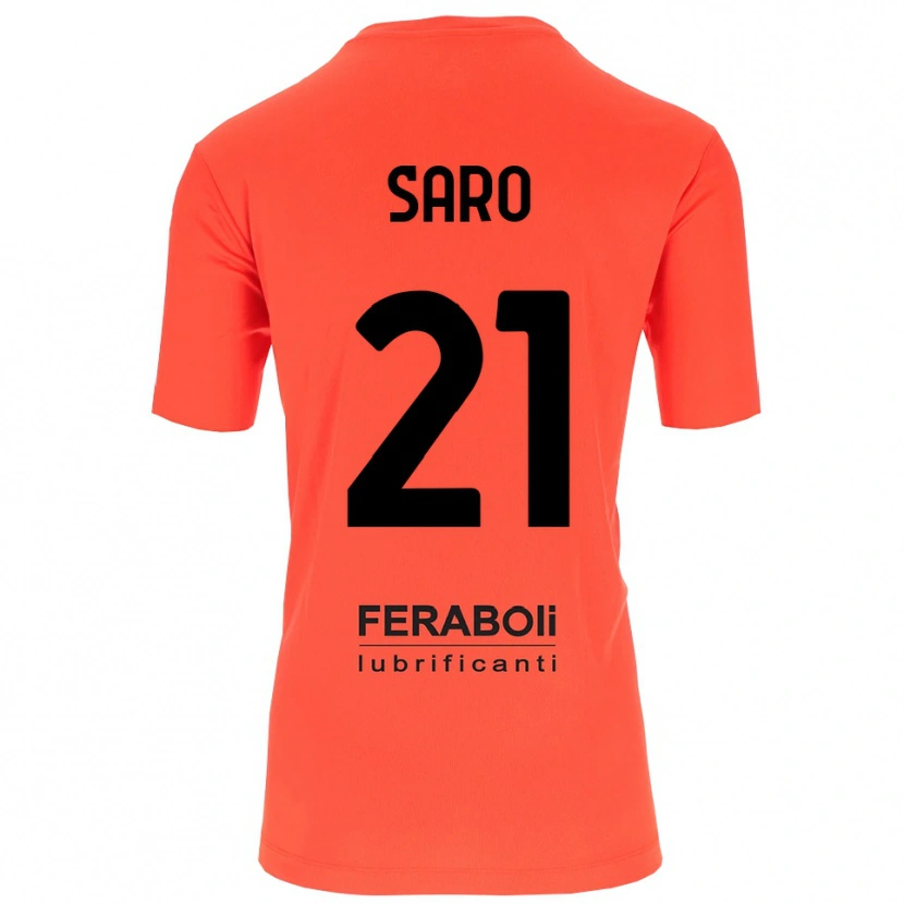 Danxen Kinder Gianluca Saro #21 Trikot Orange Rot Schwarz Torwarttrikot 2025/26 Österreich