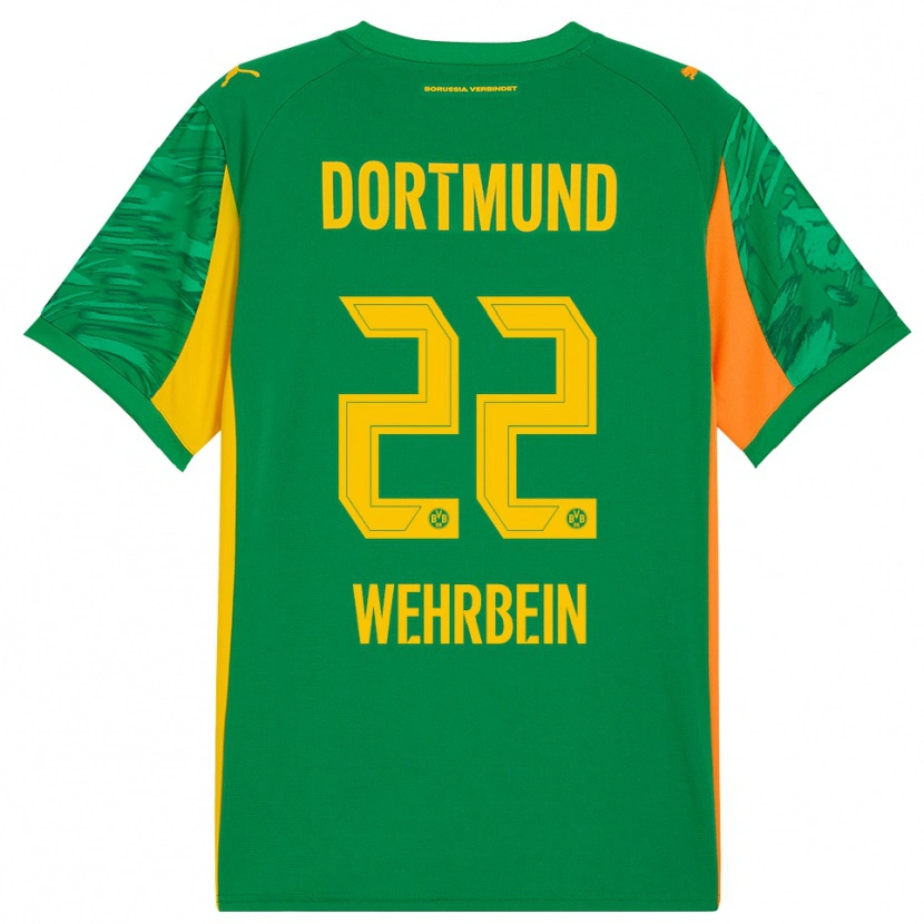 Danxen Kinder Jan-Mattis Wehrbein #22 Trikot Grün Orange Torwarttrikot 2025/26 Österreich