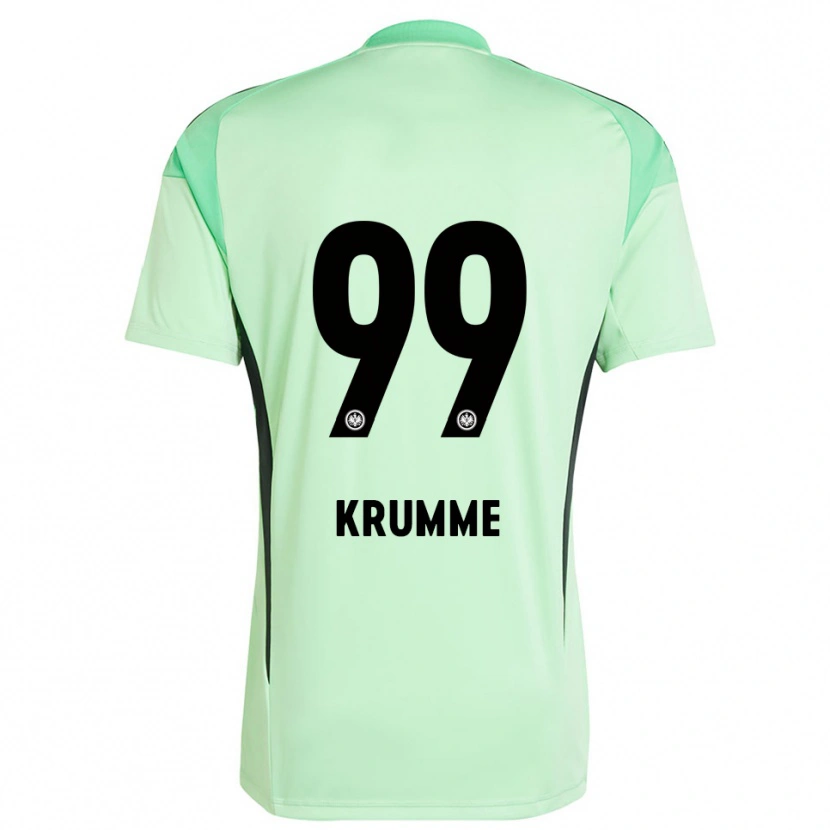 Danxen Kinder Janne Krumme #99 Trikot Hellgrün Schwarz Torwarttrikot 2025/26 Österreich