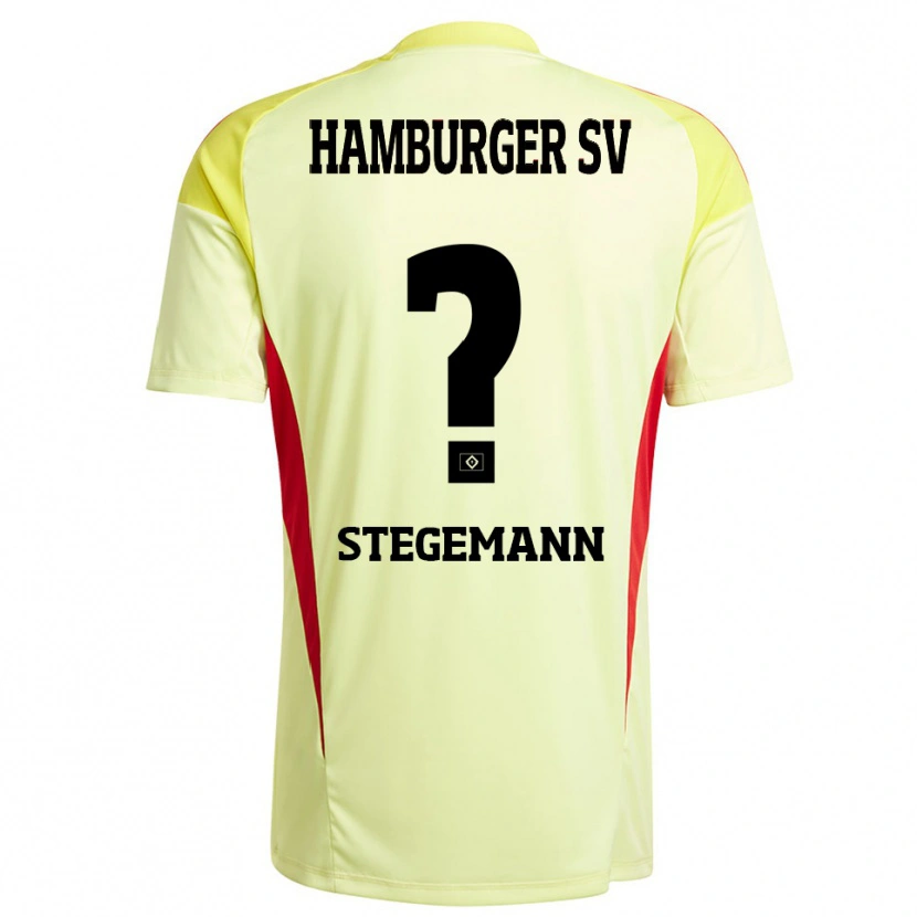 Danxen Kinder Jean-Pierre Stegemann #0 Trikot Gelb Schwarz Rot Torwarttrikot 2025/26 Österreich
