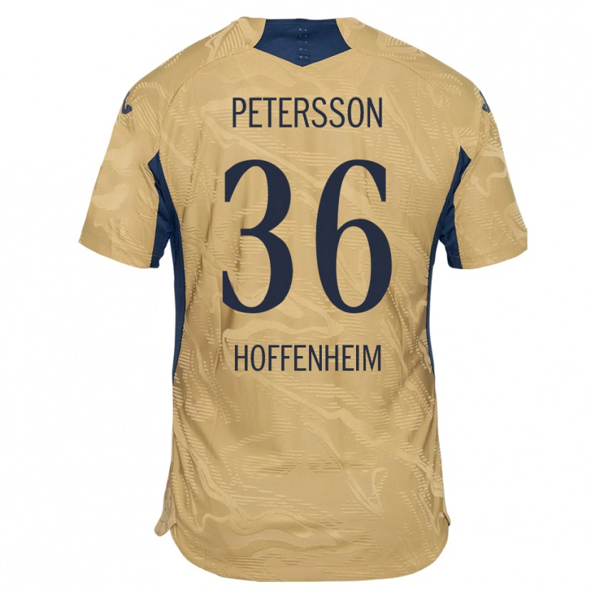 Danxen Kinder Lúkas Petersson #36 Trikot Hellbraun Schwarz Torwarttrikot 2025/26 Österreich