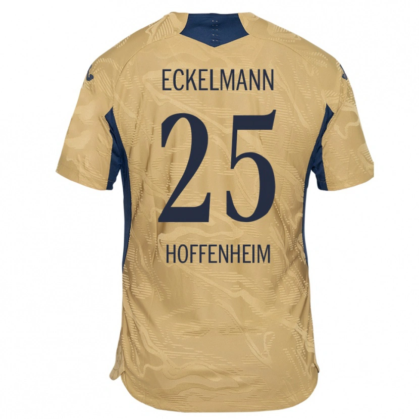 Danxen Kinder Henri Eckelmann #25 Trikot Hellbraun Schwarz Torwarttrikot 2025/26 Österreich