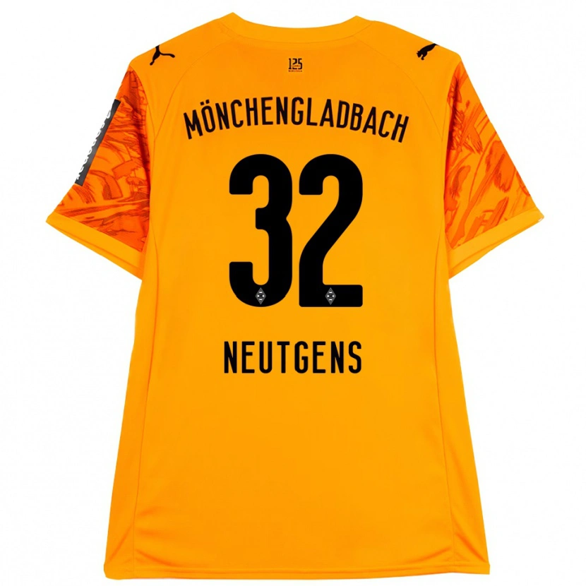 Danxen Kinder Maximilian Neutgens #32 Trikot Orange Gelb Schwarz Torwarttrikot 2025/26 Österreich