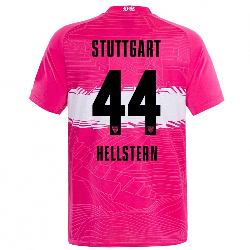 Danxen Kinder Florian Hellstern #44 Trikot Tiefrosa Schwarz Torwarttrikot 2025/26 Österreich