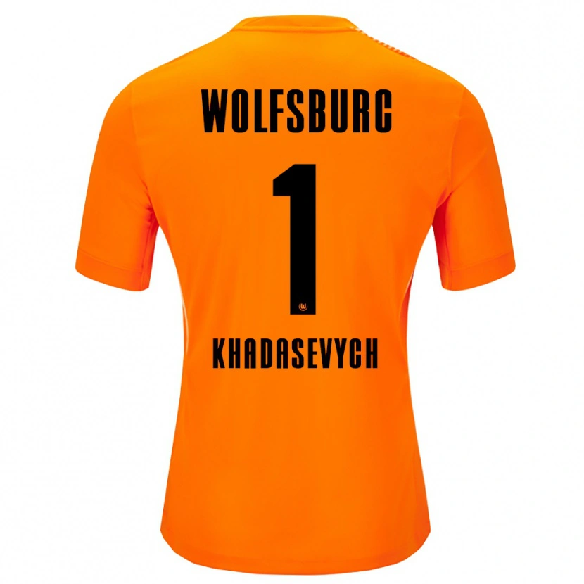 Danxen Kinder Kyrylo Khadasevych #1 Trikot Rot Schwarz Torwarttrikot 2025/26 Österreich