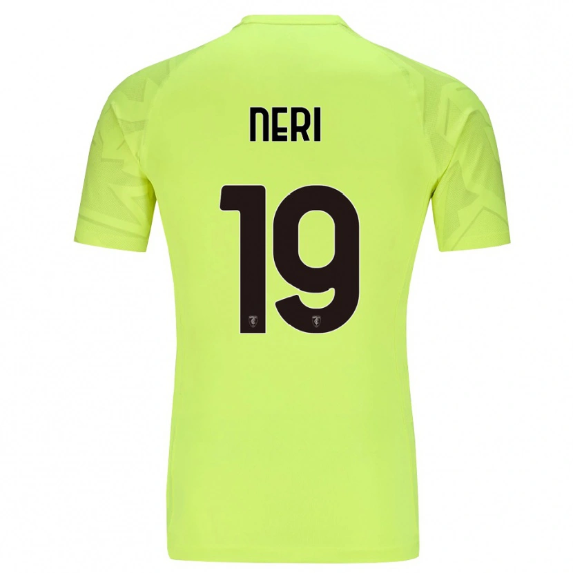 Danxen Kinder Christian Neri #19 Trikot Fluoreszierendes Grün Torwarttrikot 2025/26 Österreich