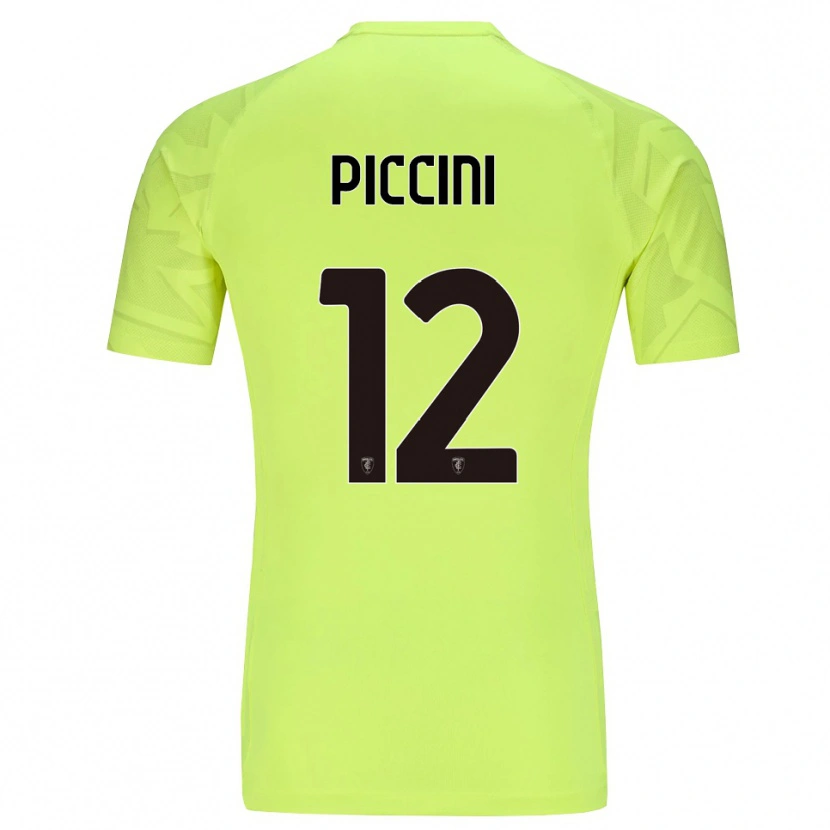Danxen Kinder Bernardo Piccini #12 Trikot Fluoreszierendes Grün Torwarttrikot 2025/26 Österreich