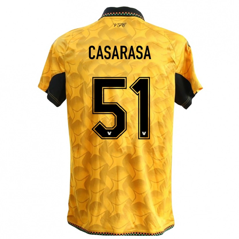 Danxen Kinder Asia Casarasa #51 Trikot Gelb Schwarz Torwarttrikot 2025/26 Österreich