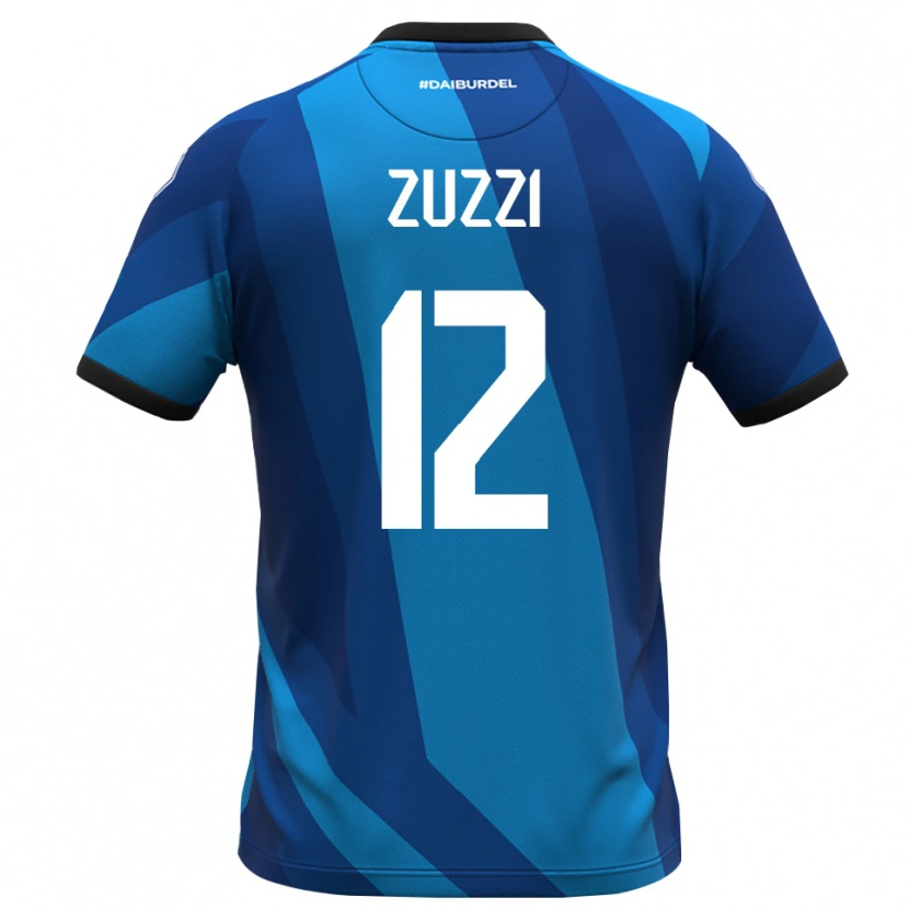 Danxen Kinder Riccardo Zuzzi #12 Trikot Königsblau Orange Torwarttrikot 2025/26 Österreich