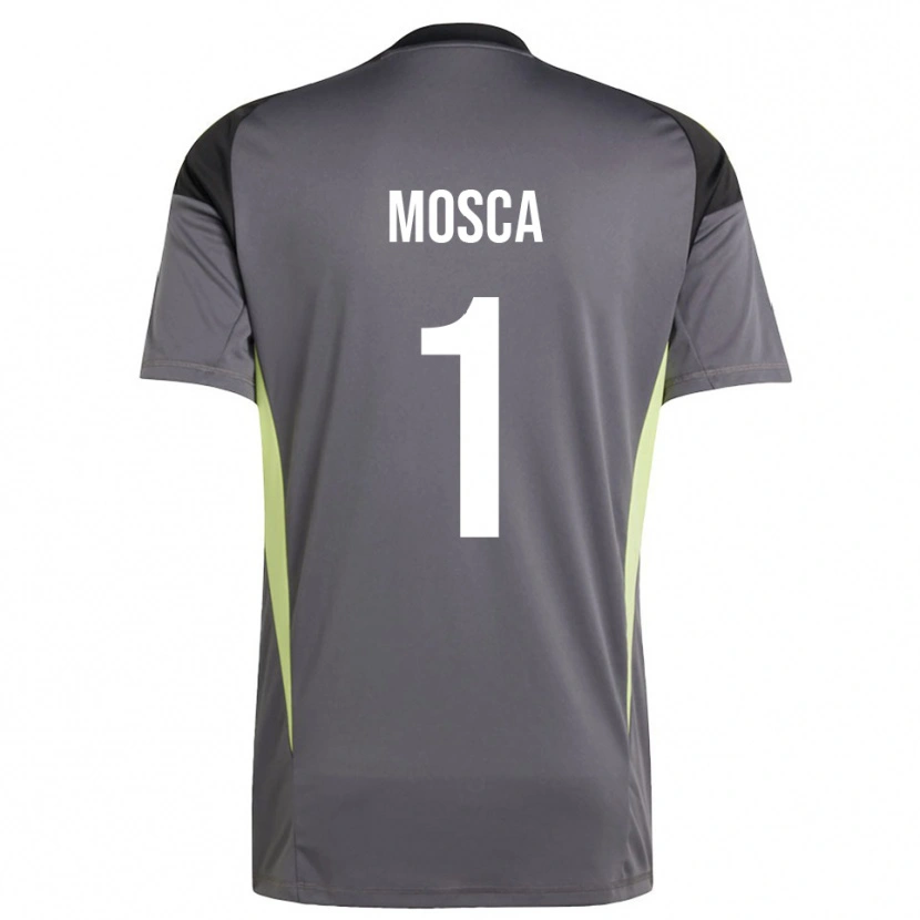 Danxen Kinder Lorenzo Mosca #1 Trikot Dunkelgrau Torwarttrikot 2025/26 Österreich