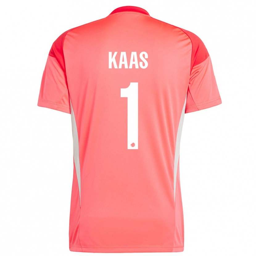 Danxen Kinder Anna Kaas #1 Trikot Rot Weiß Torwarttrikot 2025/26 Österreich