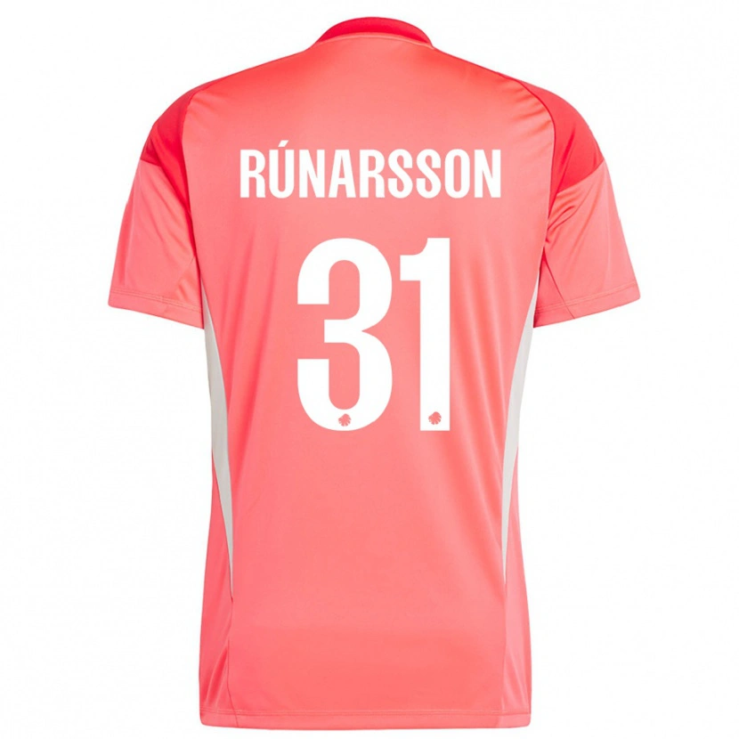 Danxen Kinder Rúnar Alex Rúnarsson #31 Trikot Rot Weiß Torwarttrikot 2025/26 Österreich
