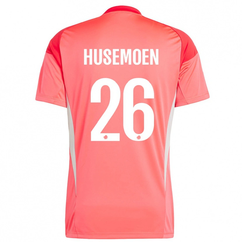 Danxen Kinder Astrid Husemoen #26 Trikot Rot Weiß Torwarttrikot 2025/26 Österreich