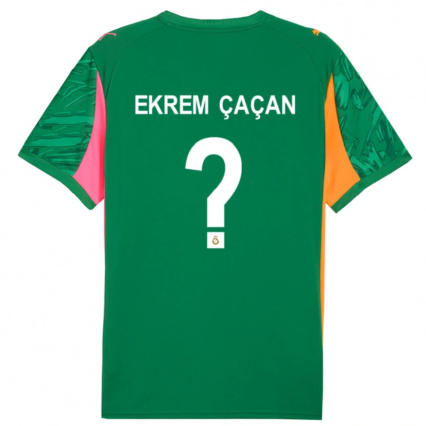 Danxen Kinder Yağız Ekrem Çaçan #0 Trikot Grün Orange Pink Torwarttrikot 2025/26 Österreich