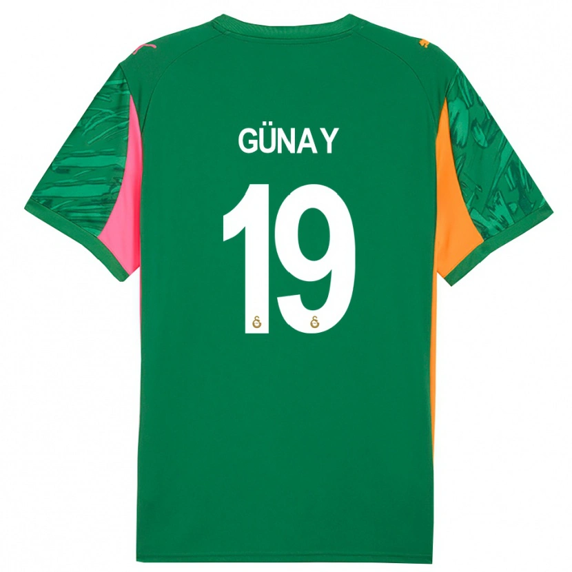 Danxen Kinder Günay Güvenç #19 Trikot Grün Orange Pink Torwarttrikot 2025/26 Österreich