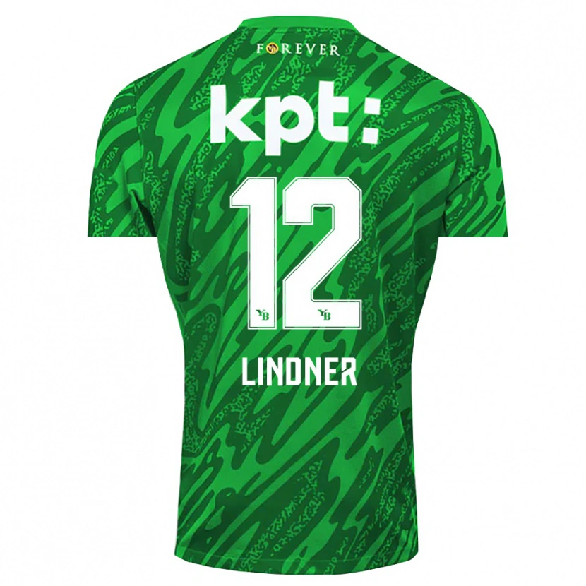 Danxen Kinder Heinz Lindner #12 Trikot Grün Weiß Torwarttrikot 2025/26 Österreich