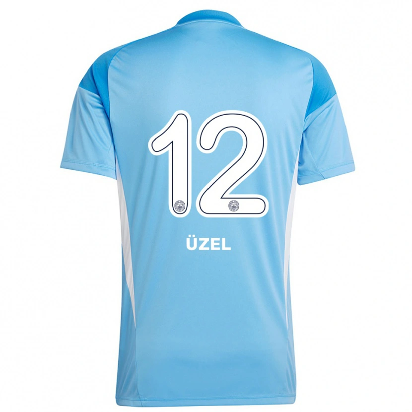 Danxen Kinder Nevzat Üzel #12 Trikot Königsblau Weiß Torwarttrikot 2025/26 Österreich