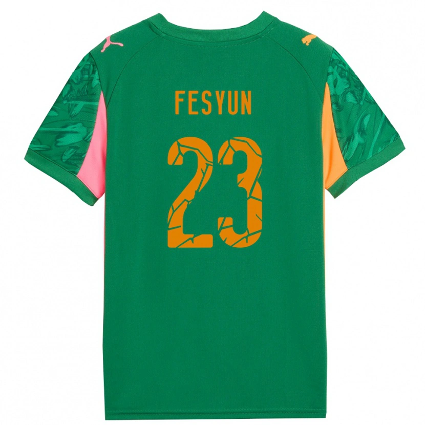 Danxen Kinder Kiril Fesyun #23 Trikot Grün Orange Pink Torwarttrikot 2025/26 Österreich