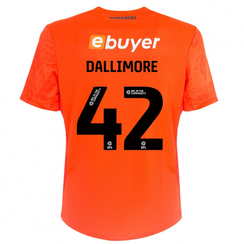 Danxen Kinder Jack Dallimore #42 Trikot Orange Schwarz Torwarttrikot 2025/26 Österreich