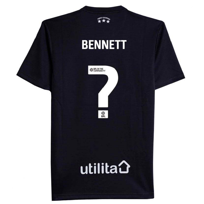 Danxen Kinder Hugo Bennett #0 Trikot Schwarz Weiß Torwarttrikot 2025/26 Österreich