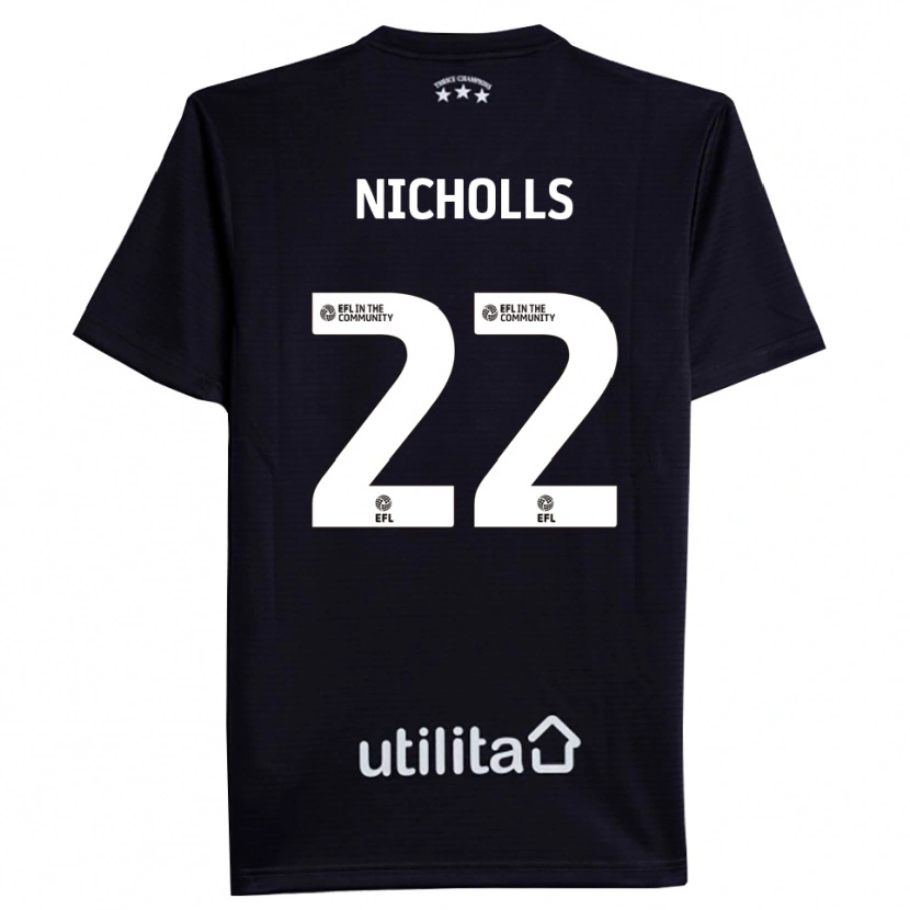 Danxen Kinder Lee Nicholls #22 Trikot Schwarz Weiß Torwarttrikot 2025/26 Österreich