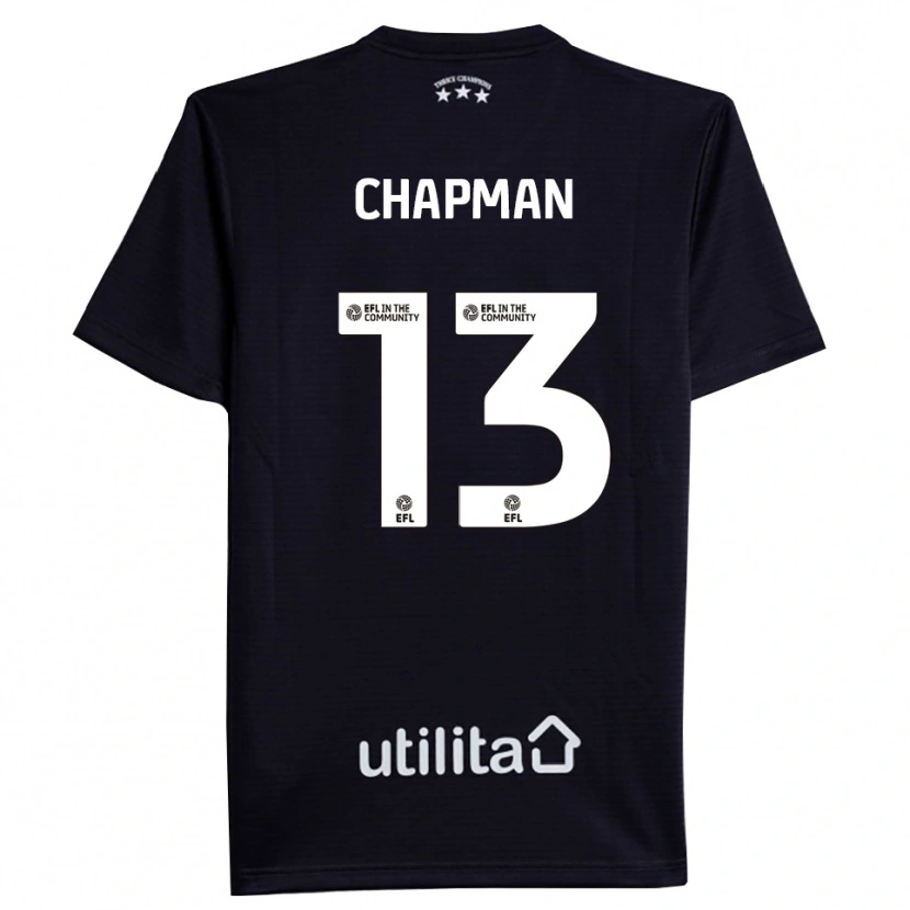 Danxen Kinder Jacob Chapman #13 Trikot Schwarz Weiß Torwarttrikot 2025/26 Österreich