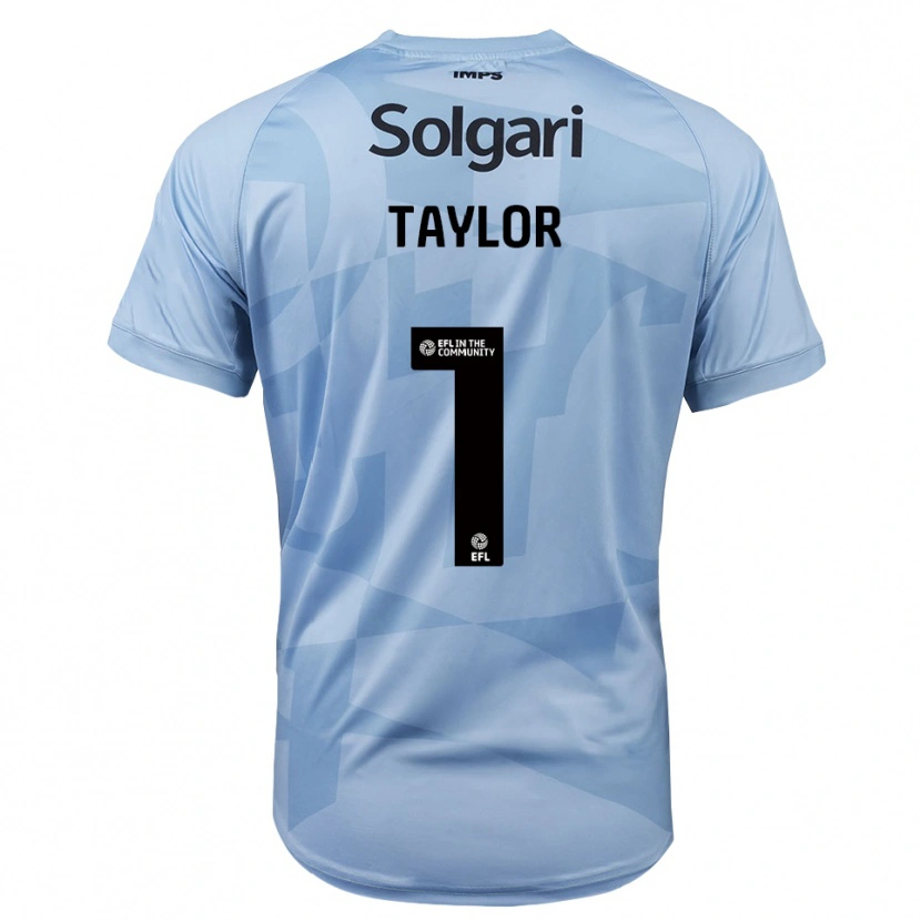 Danxen Kinder Jaden Taylor #1 Trikot Hell Himmelblau Torwarttrikot 2025/26 Österreich
