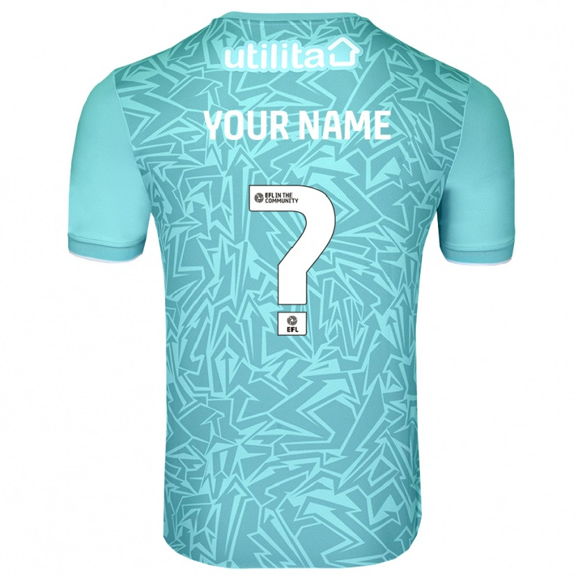 Danxen Kinder Luton Town Trikot Hellblau Torwarttrikot 2025/26 Österreich