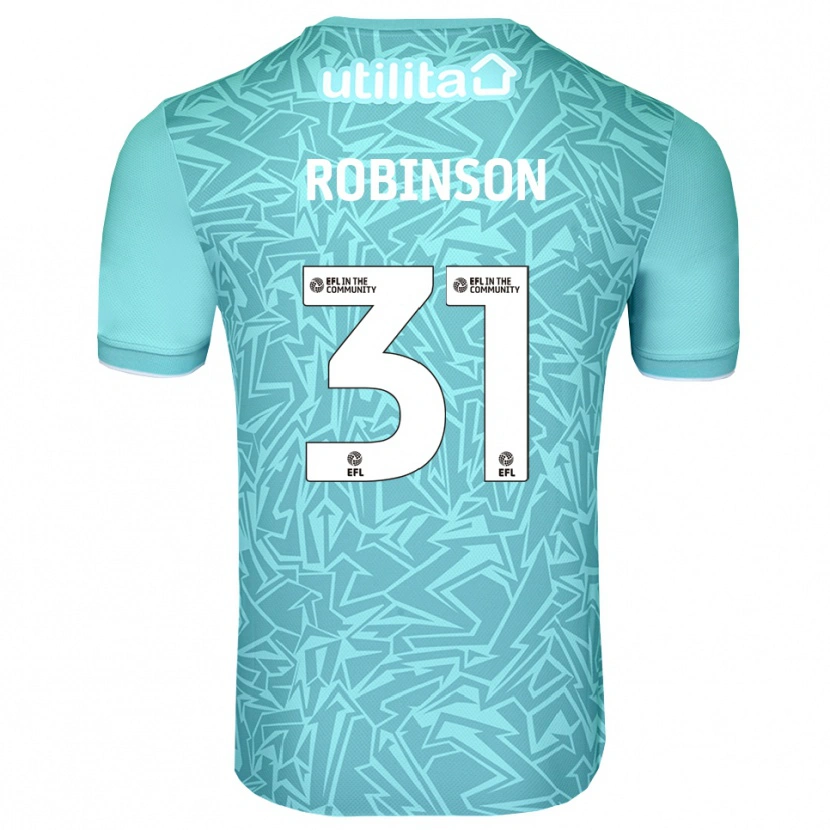 Danxen Kinder Leah Robinson #31 Trikot Hellblau Torwarttrikot 2025/26 Österreich