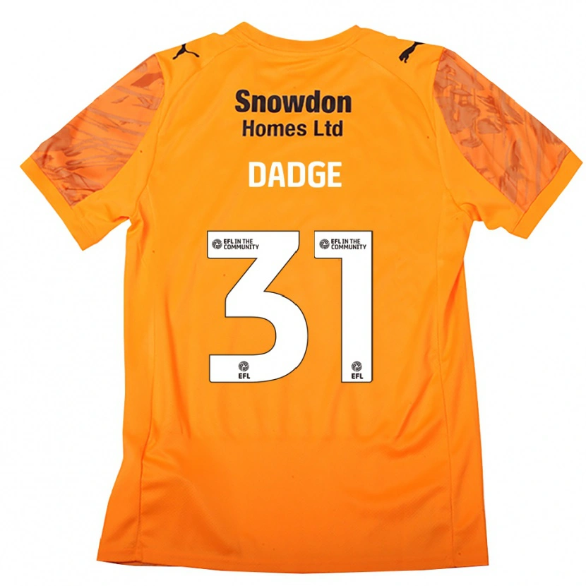 Danxen Kinder James Dadge #31 Trikot Orange Schwarz Torwarttrikot 2025/26 Österreich