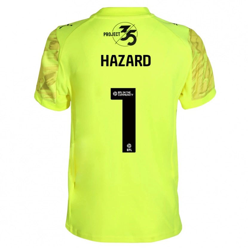 Danxen Kinder Conor Hazard #1 Trikot Leuchtendes Grün Schwarz Torwarttrikot 2025/26 Österreich