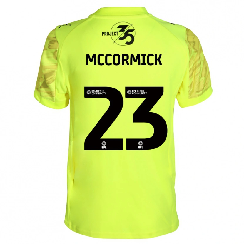 Danxen Kinder Leo McCormick #23 Trikot Leuchtendes Grün Schwarz Torwarttrikot 2025/26 Österreich