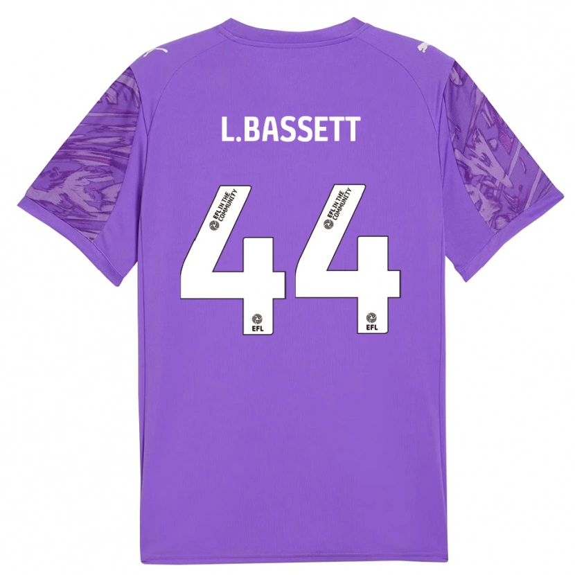 Danxen Kinder Louis Bassett #44 Trikot Lila Weiß Torwarttrikot 2025/26 Österreich
