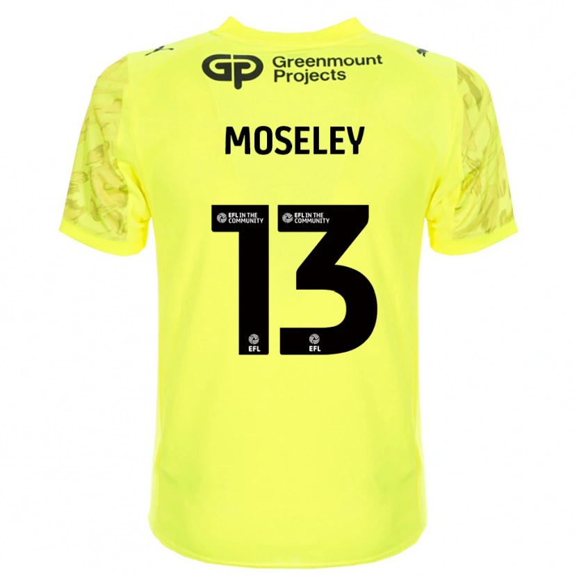 Danxen Kinder Faye Moseley #13 Trikot Leuchtendes Grün Schwarz Torwarttrikot 2025/26 Österreich