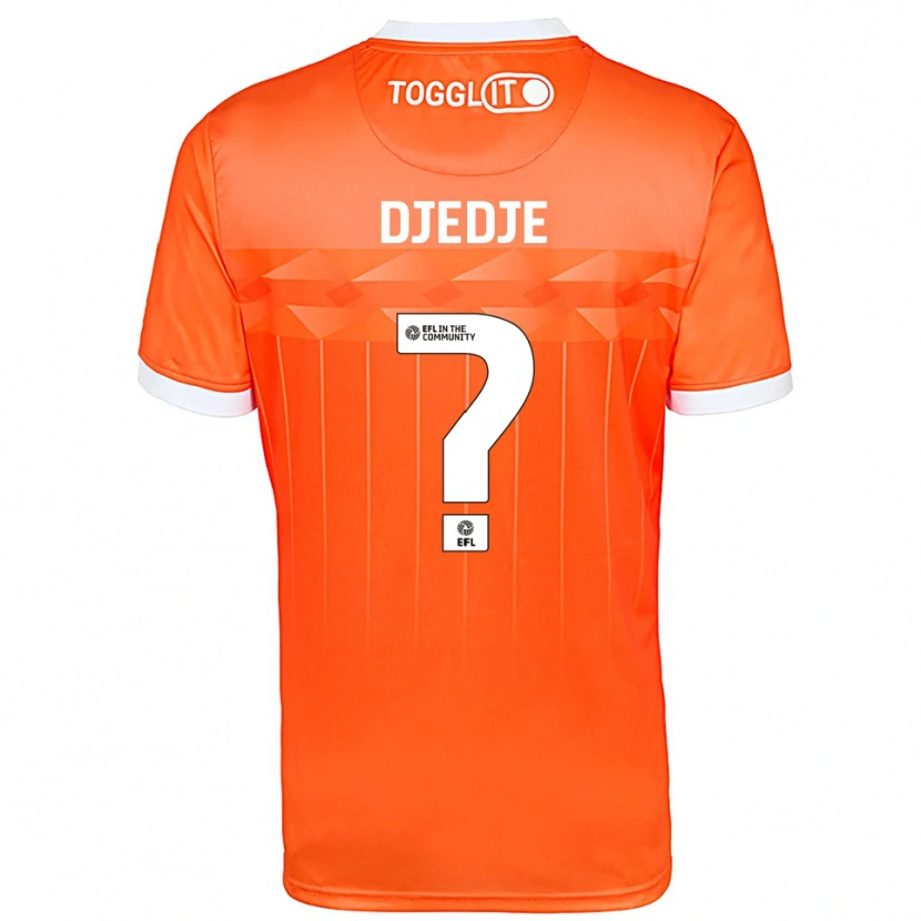 Danxen Kinder Eterne Djedje #0 Trikot Orange Weiß Torwarttrikot 2025/26 Österreich