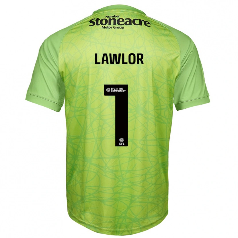 Danxen Kinder Ian Lawlor #1 Trikot Hellgrün Torwarttrikot 2025/26 Österreich