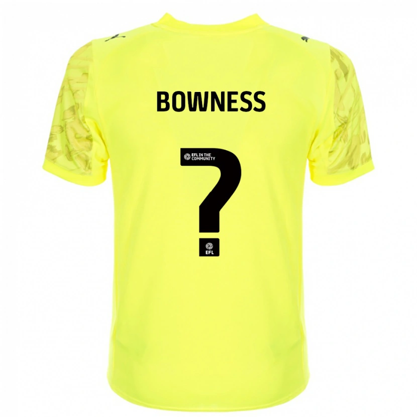 Danxen Kinder Faye Bowness #0 Trikot Gelb Schwarz Torwarttrikot 2025/26 Österreich