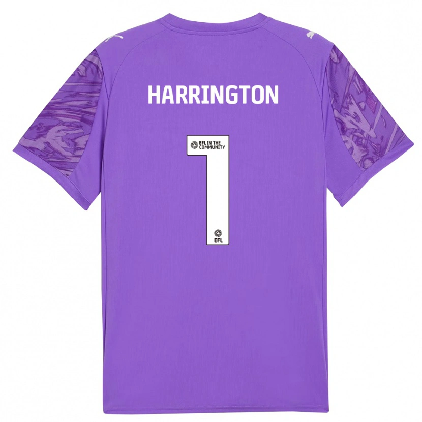 Danxen Kinder David Harrington #1 Trikot Violett Rot Torwarttrikot 2025/26 Österreich