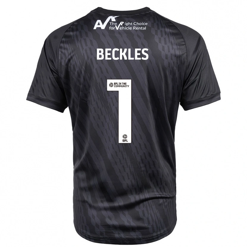 Danxen Kinder Frankie Beckles #1 Trikot Schwarz Weiß Torwarttrikot 2025/26 Österreich
