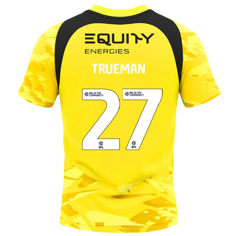 Danxen Kinder Connal Trueman #27 Trikot Hellgelb Glack Torwarttrikot 2025/26 Österreich