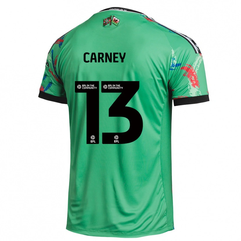 Danxen Kinder Jacob Carney #13 Trikot Grün Rot Torwarttrikot 2025/26 Österreich