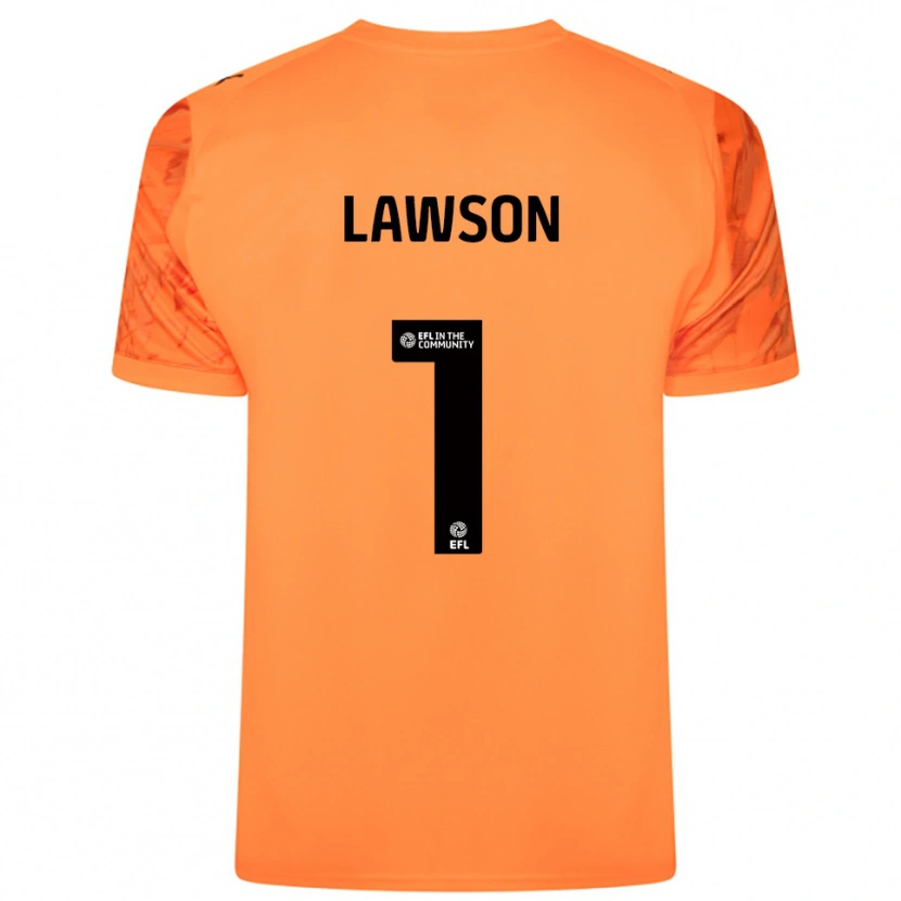 Danxen Kinder Harvey Lawson #1 Trikot Orange Schwarz Torwarttrikot 2025/26 Österreich