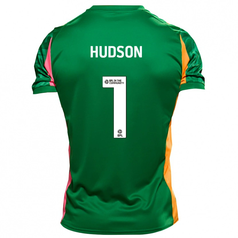 Danxen Kinder Mathew Hudson #1 Trikot Grün Orange Torwarttrikot 2025/26 Österreich