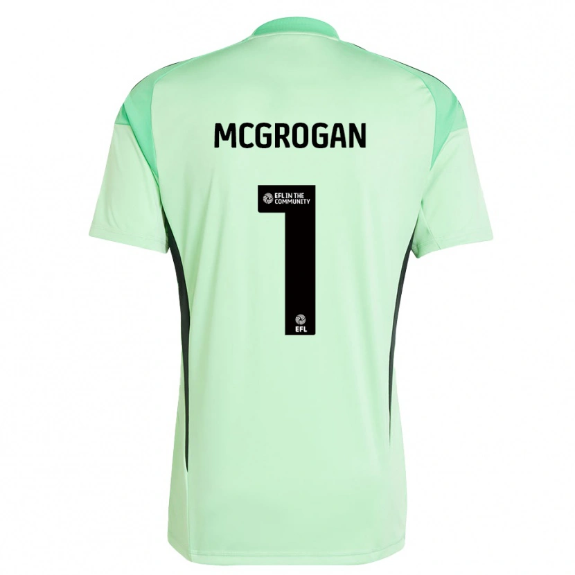 Danxen Kinder Emily Mcgrogan #1 Trikot Hellgrün Schwarz Torwarttrikot 2025/26 Österreich