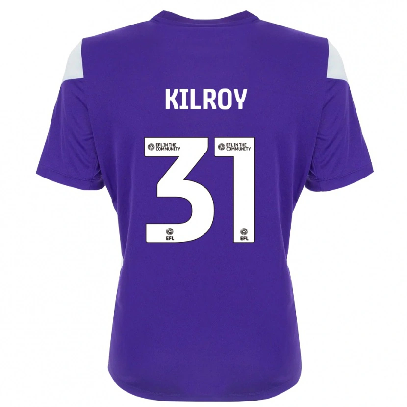 Danxen Kinder Jenson Kilroy #31 Trikot Violett Weiß Torwarttrikot 2025/26 Österreich