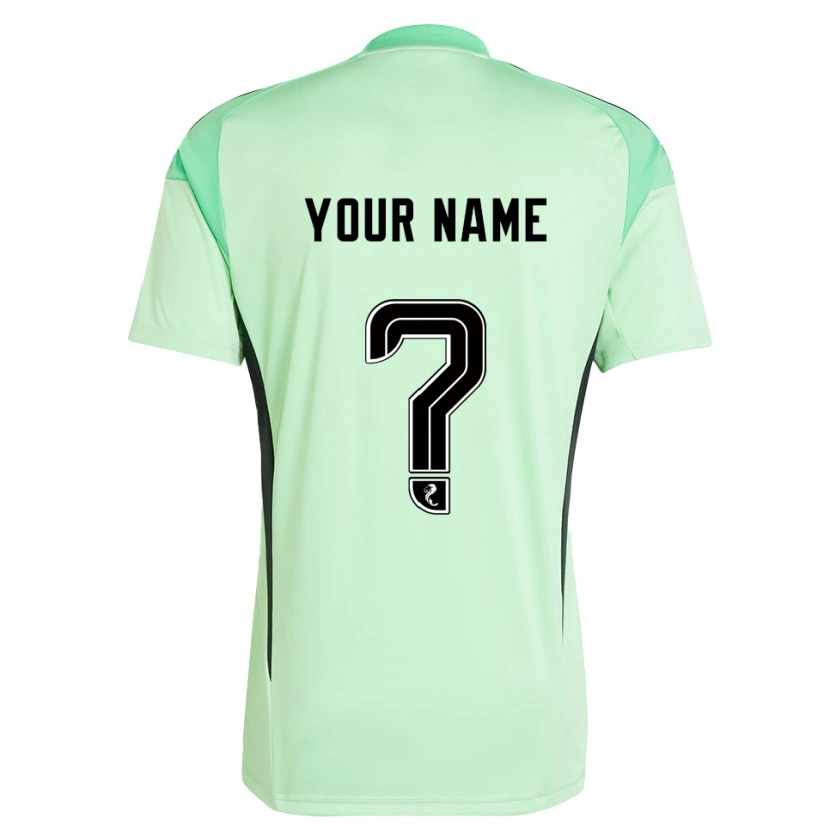 Danxen Kinder Celtic Trikot Hellgrün Schwarz Torwarttrikot 2025/26 Österreich